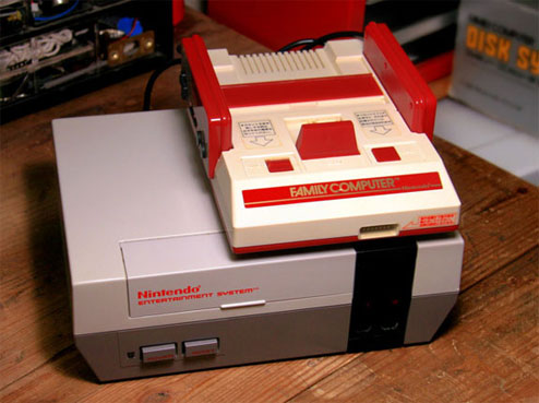 Do famicom games work on the Nes? - Answers
